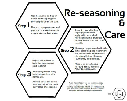 8'' Carbon Steel Skillet